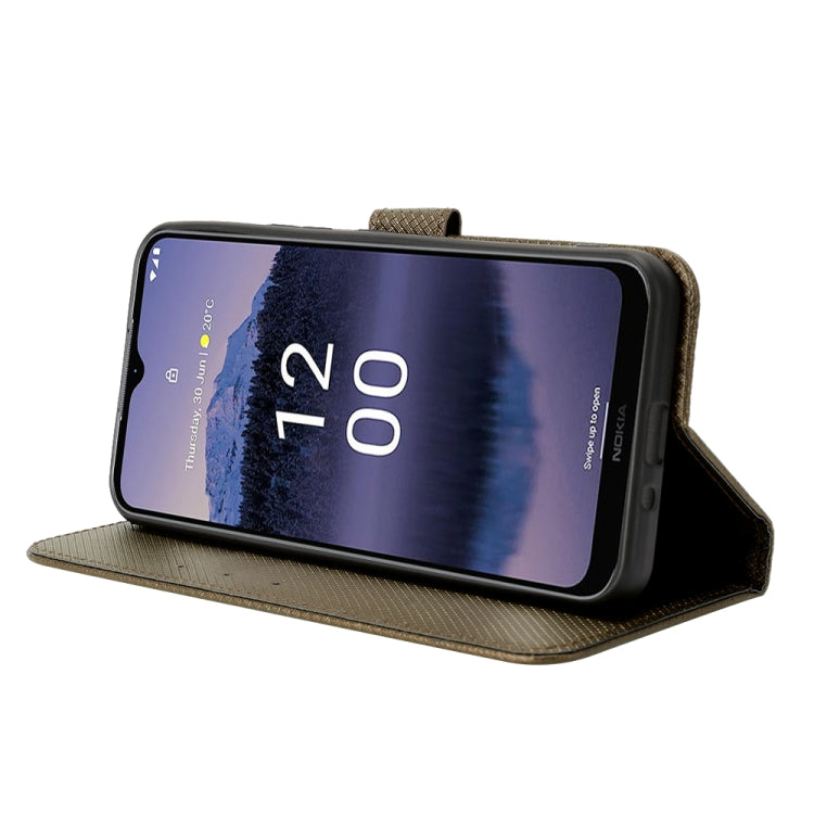 For Nokia G11 Plus Diamond Texture Leather Phone Case