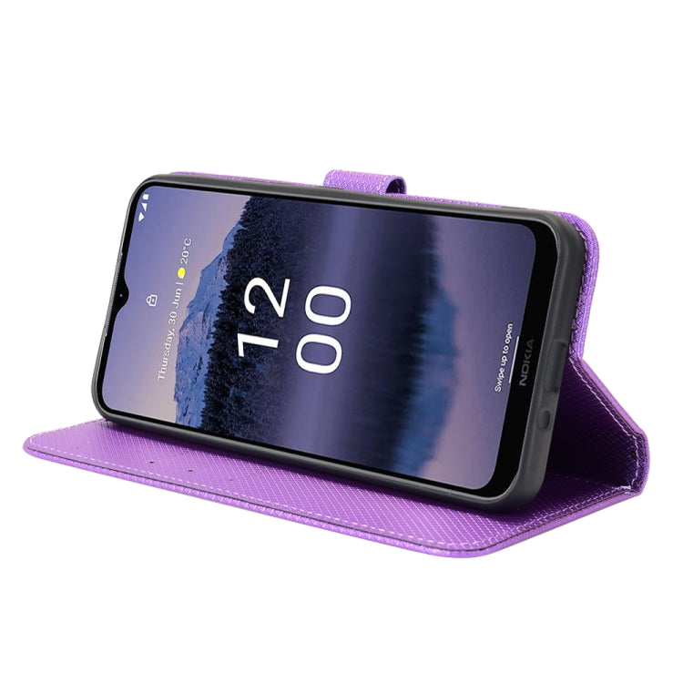 For Nokia G11 Plus Diamond Texture Leather Phone Case