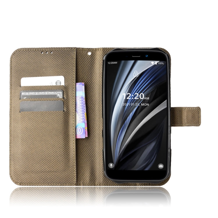 For Oukitel WP12 / WP12 Pro Diamond Texture Leather Phone Case