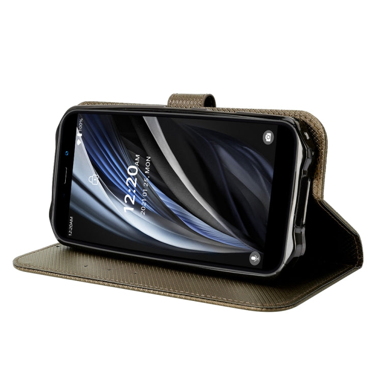 For Oukitel WP12 / WP12 Pro Diamond Texture Leather Phone Case