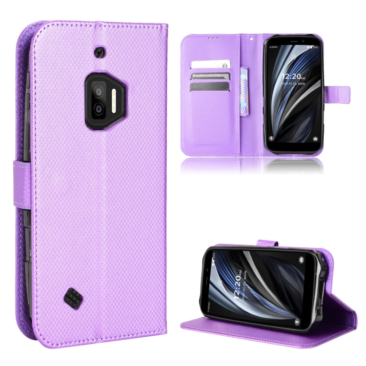 For Oukitel WP12 / WP12 Pro Diamond Texture Leather Phone Case