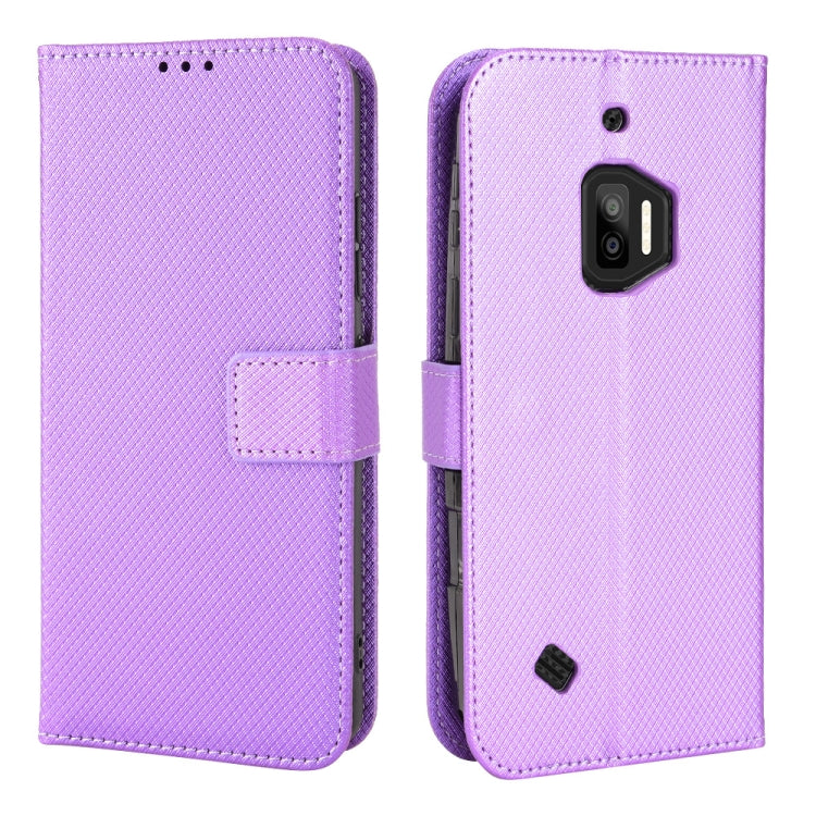 For Oukitel WP12 / WP12 Pro Diamond Texture Leather Phone Case