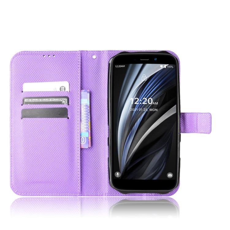 For Oukitel WP12 / WP12 Pro Diamond Texture Leather Phone Case