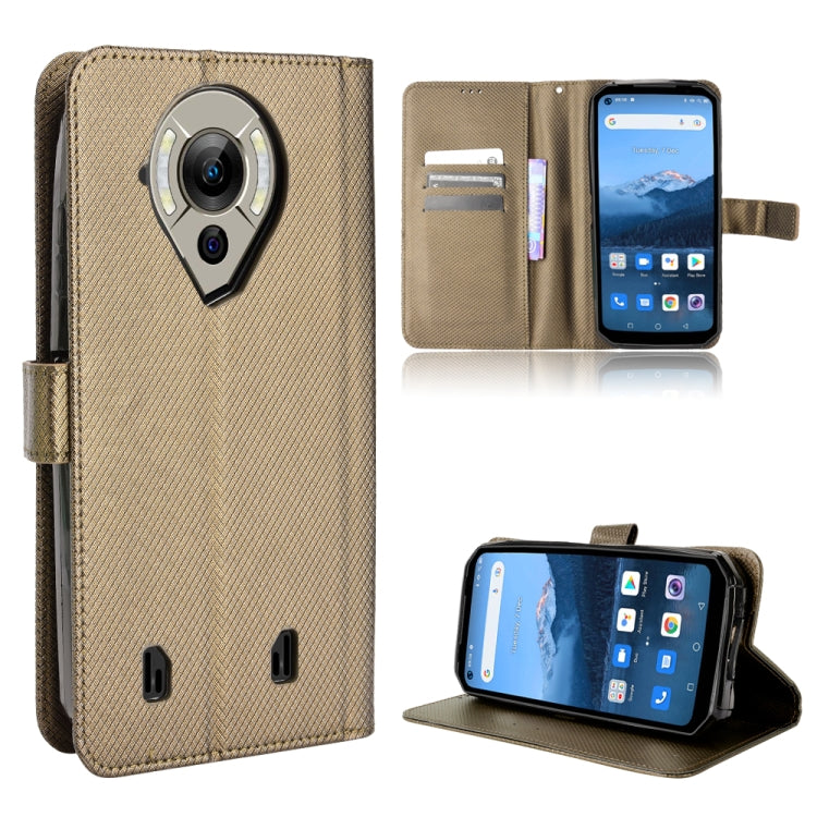 For Oukitel WP16 Diamond Texture Leather Phone Case