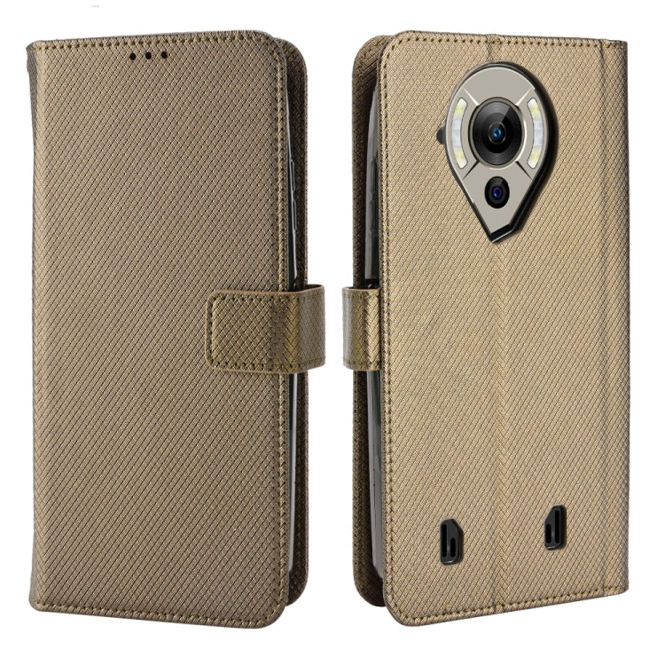 For Oukitel WP16 Diamond Texture Leather Phone Case