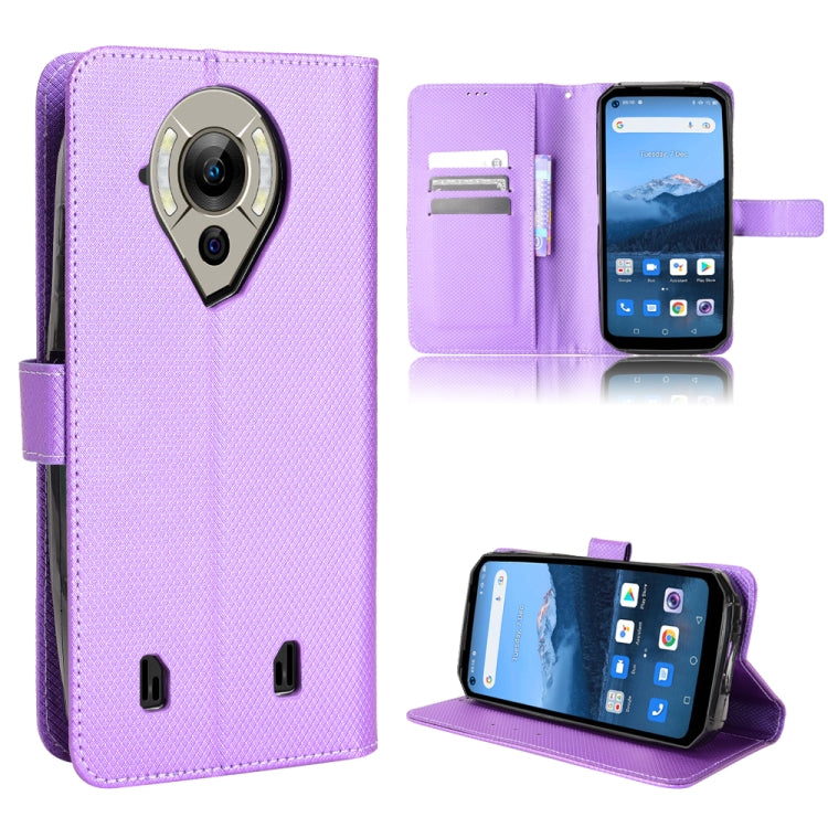 For Oukitel WP16 Diamond Texture Leather Phone Case