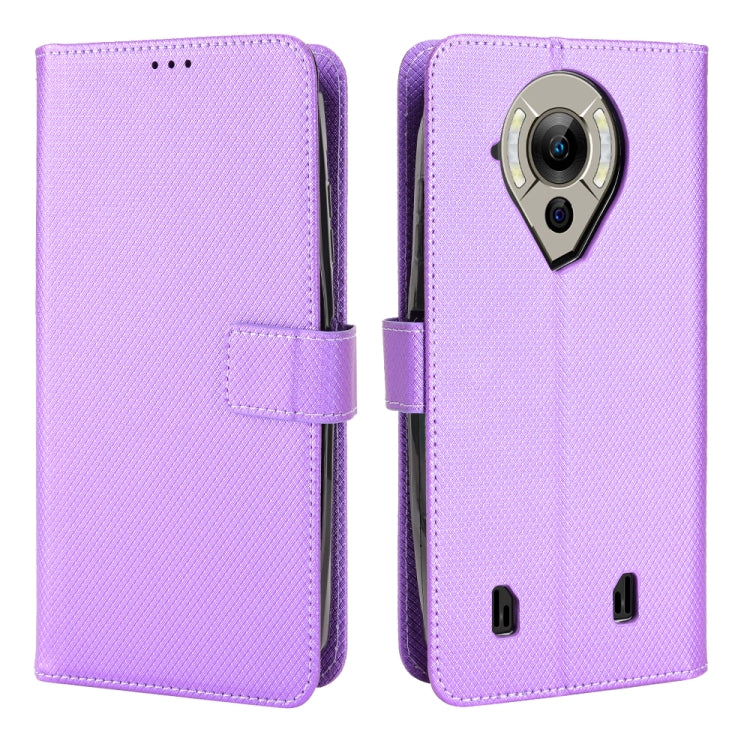 For Oukitel WP16 Diamond Texture Leather Phone Case