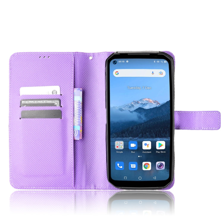 For Oukitel WP16 Diamond Texture Leather Phone Case