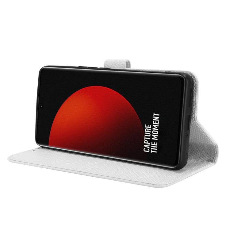 For Xiaomi 12S Ultra Diamond Texture Leather Phone Case