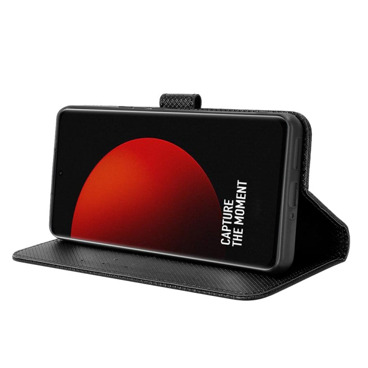 For Xiaomi 12S Ultra Diamond Texture Leather Phone Case