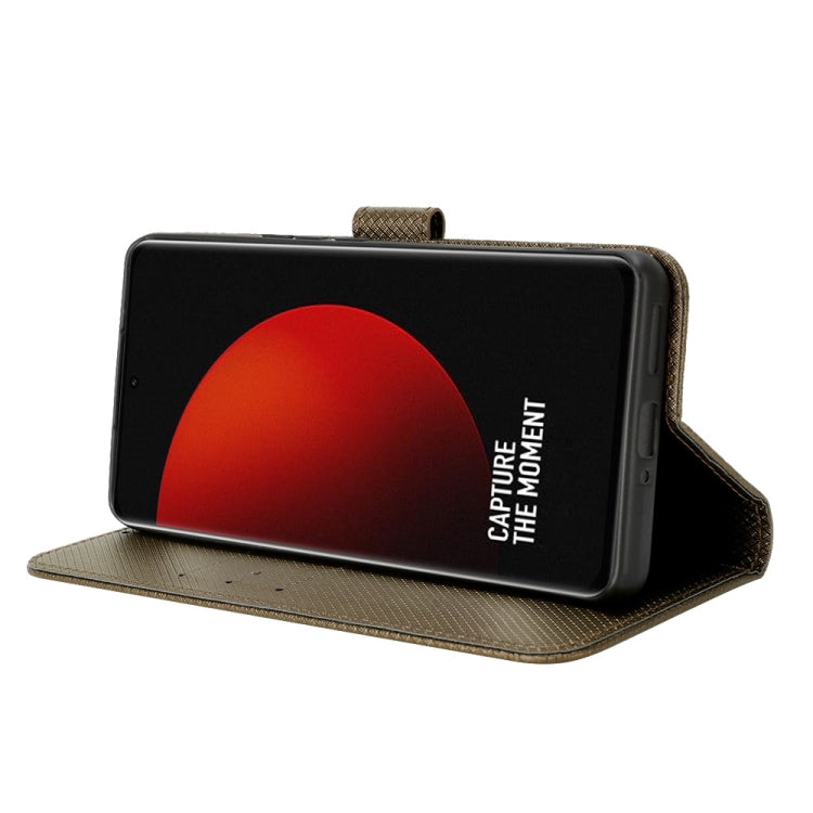 For Xiaomi 12S Ultra Diamond Texture Leather Phone Case