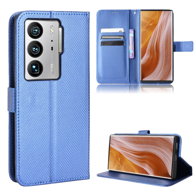For ZTE Axon 40 Ultra Diamond Texture Leather Phone Case