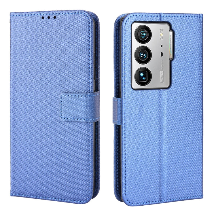 For ZTE Axon 40 Ultra Diamond Texture Leather Phone Case