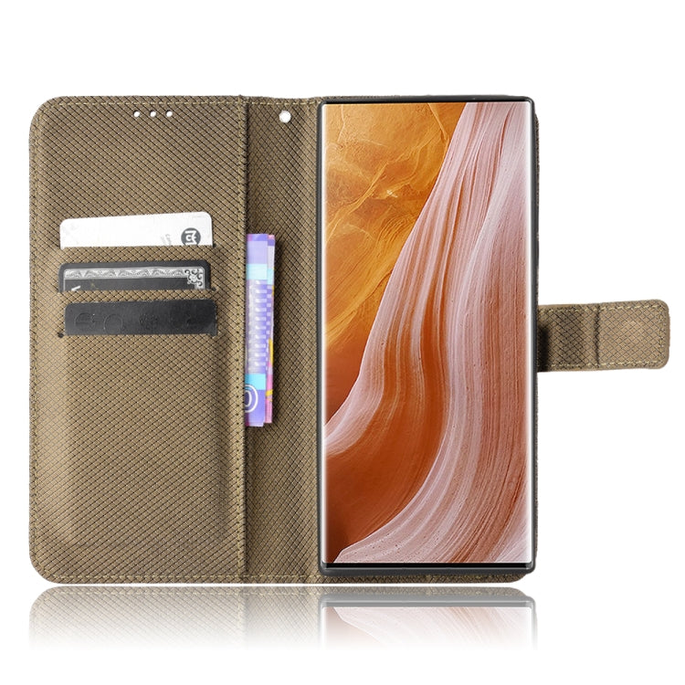 For ZTE Axon 40 Ultra Diamond Texture Leather Phone Case