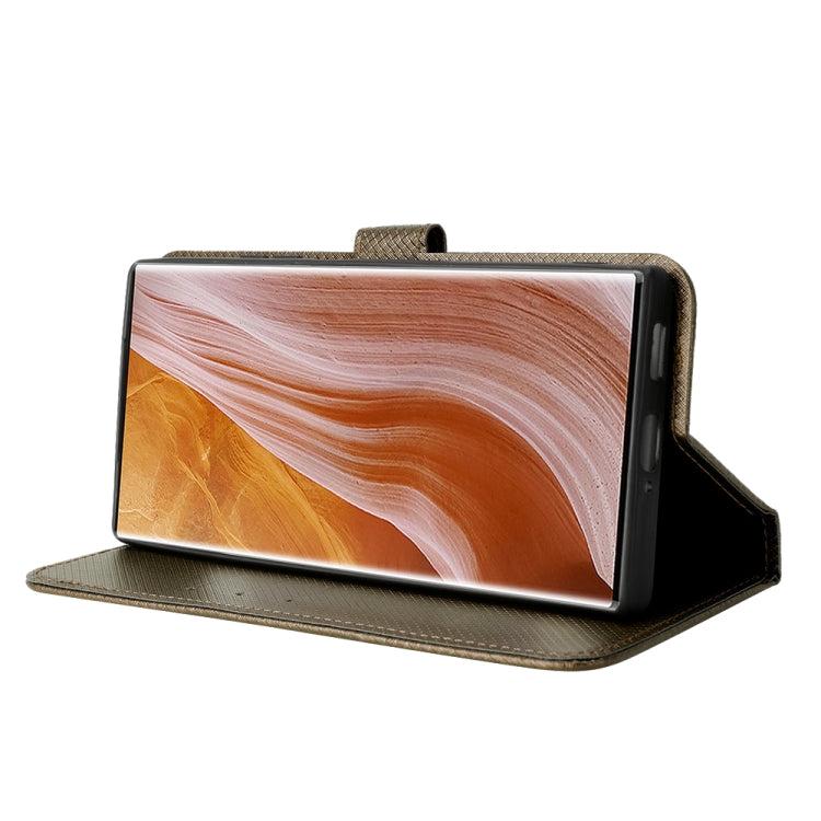 For ZTE Axon 40 Ultra Diamond Texture Leather Phone Case