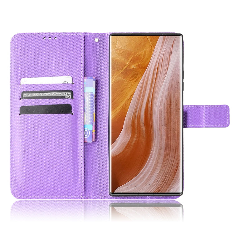 For ZTE Axon 40 Ultra Diamond Texture Leather Phone Case
