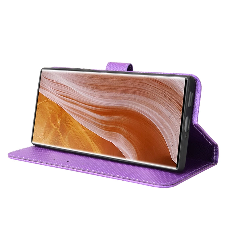 For ZTE Axon 40 Ultra Diamond Texture Leather Phone Case