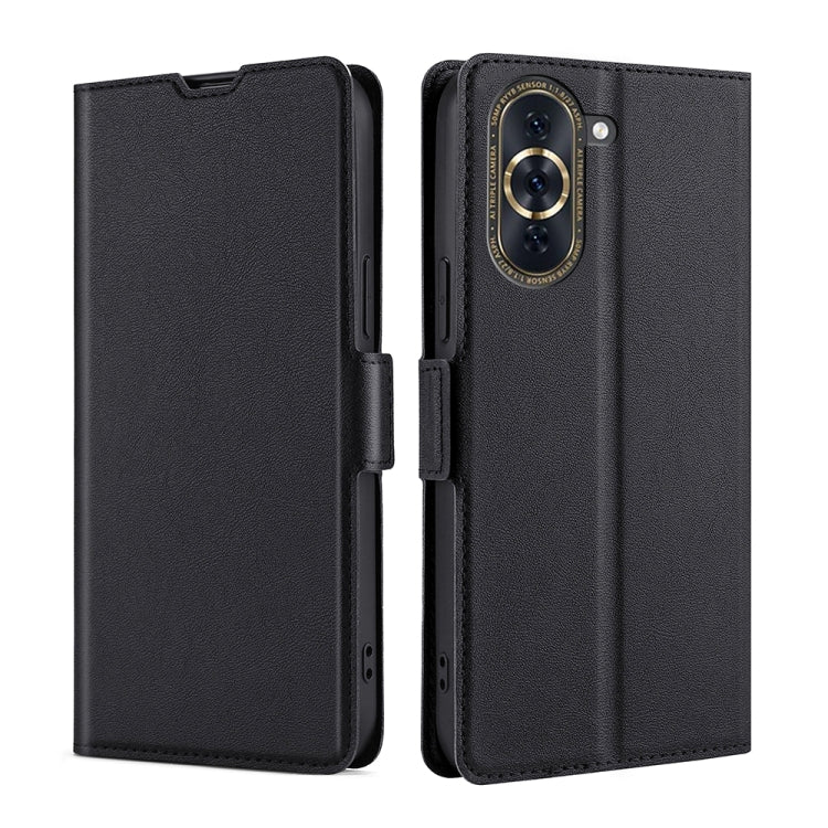 For Huawei nova 10 Pro Ultra-thin Voltage Side Buckle Horizontal Flip Leather Phone Case