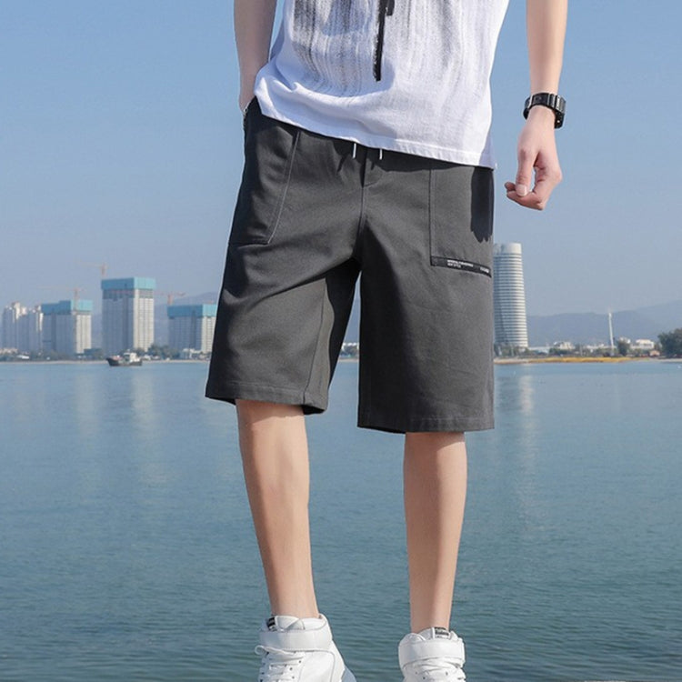Summer Loose Cotton Cargo Shorts Five-point Men Pants, Size: