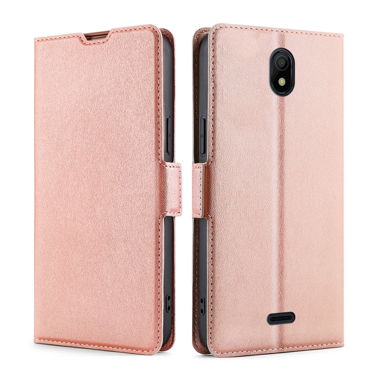 For Nokia C100 Ultra-thin Voltage Side Buckle Horizontal Flip Leather Phone Case