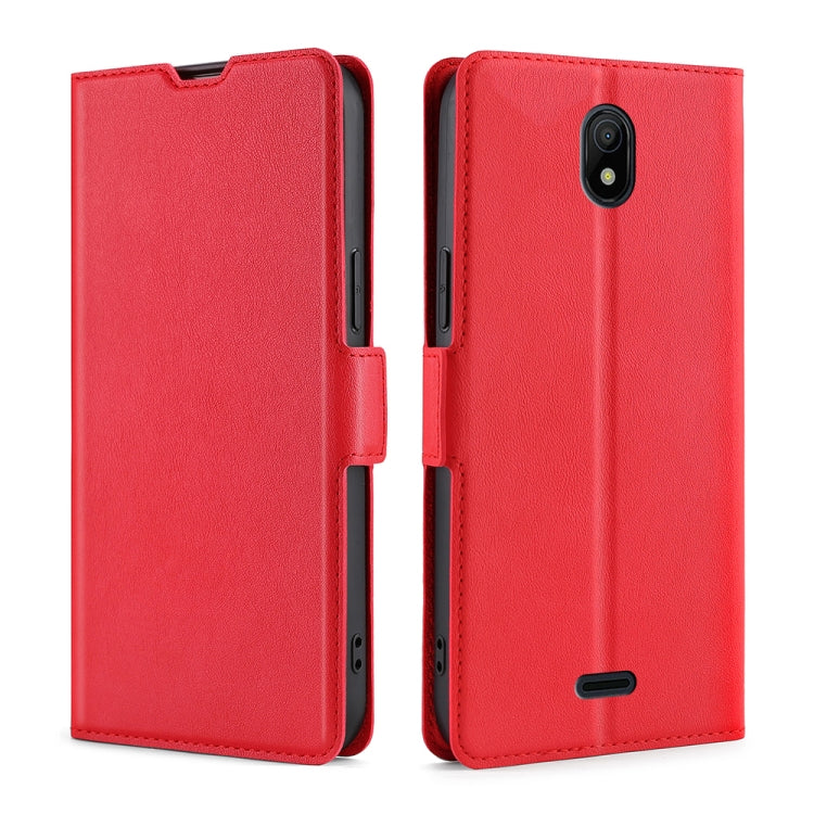 For Nokia C100 Ultra-thin Voltage Side Buckle Horizontal Flip Leather Phone Case