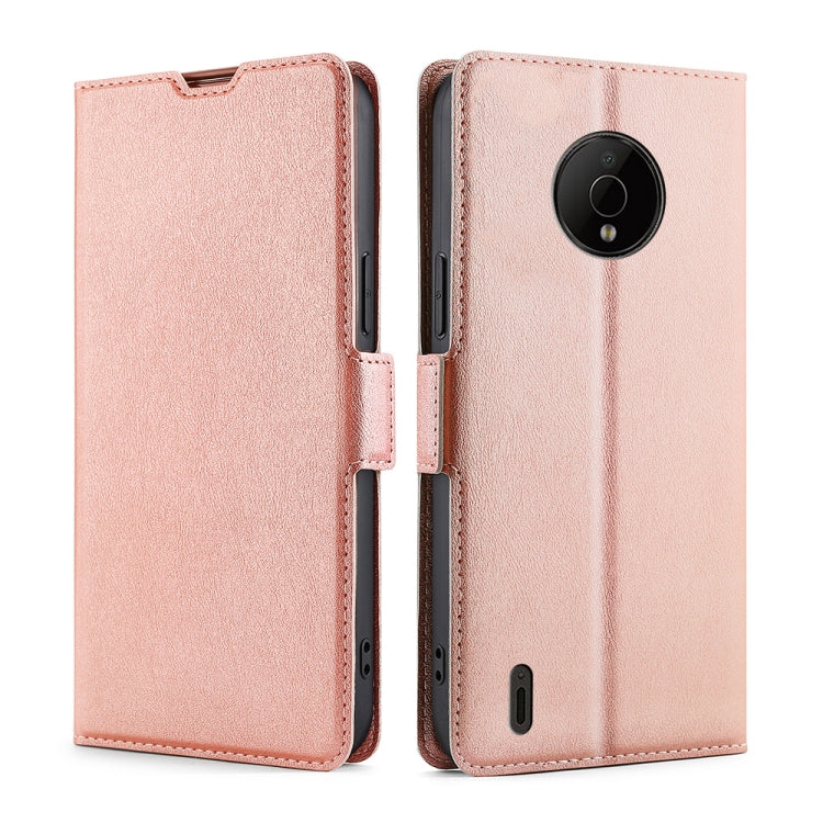 For Nokia C200 Ultra-thin Voltage Side Buckle Horizontal Flip Leather Phone Case