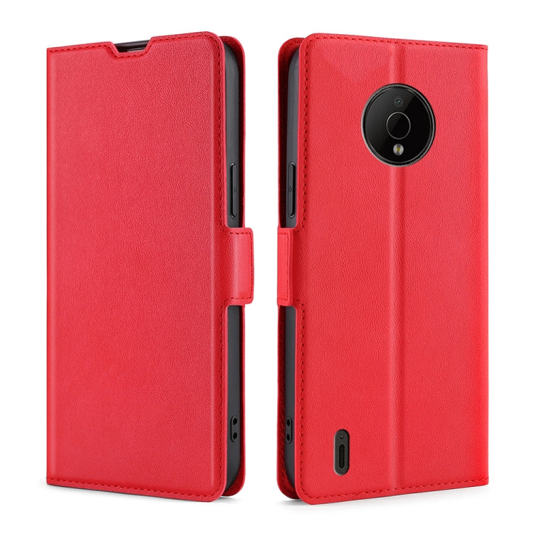 For Nokia C200 Ultra-thin Voltage Side Buckle Horizontal Flip Leather Phone Case