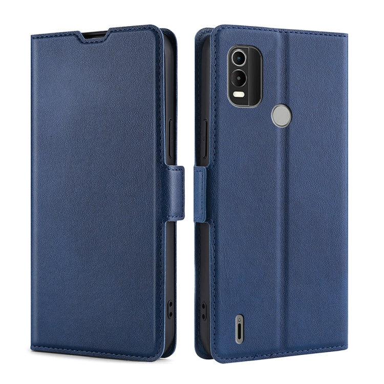 For Nokia C21 Plus Ultra-thin Voltage Side Buckle Horizontal Flip Leather Phone Case