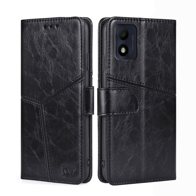 For alcatel 1B 2022 Geometric Stitching Horizontal Flip Leather Phone Case