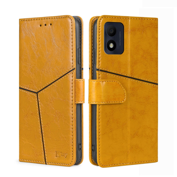 For alcatel 1B 2022 Geometric Stitching Horizontal Flip Leather Phone Case