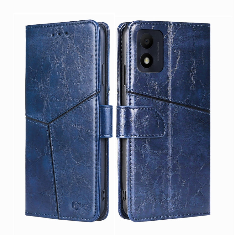For alcatel 1B 2022 Geometric Stitching Horizontal Flip Leather Phone Case