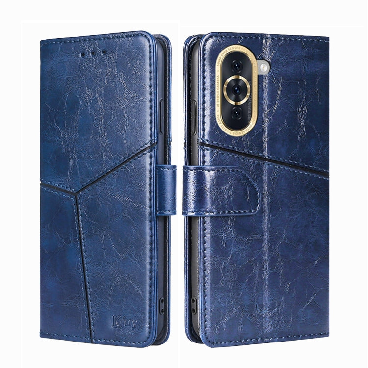 For Huawei nova 10 Geometric Stitching Horizontal Flip Leather Phone Case