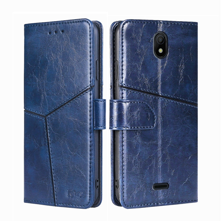 For Nokia C100 Geometric Stitching Horizontal Flip Leather Phone Case