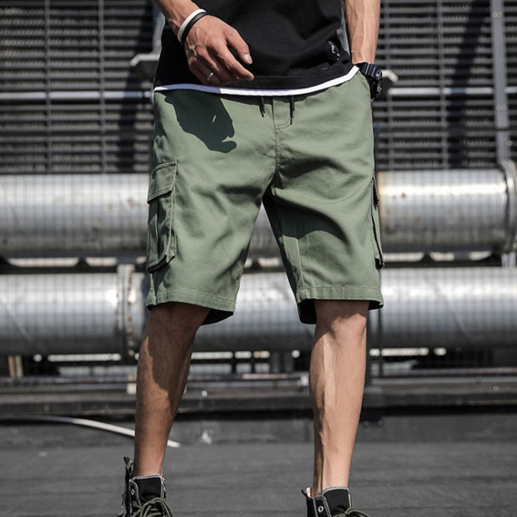 Summer Loose Cotton Cargo Shorts Five-point Men Pants, Size: