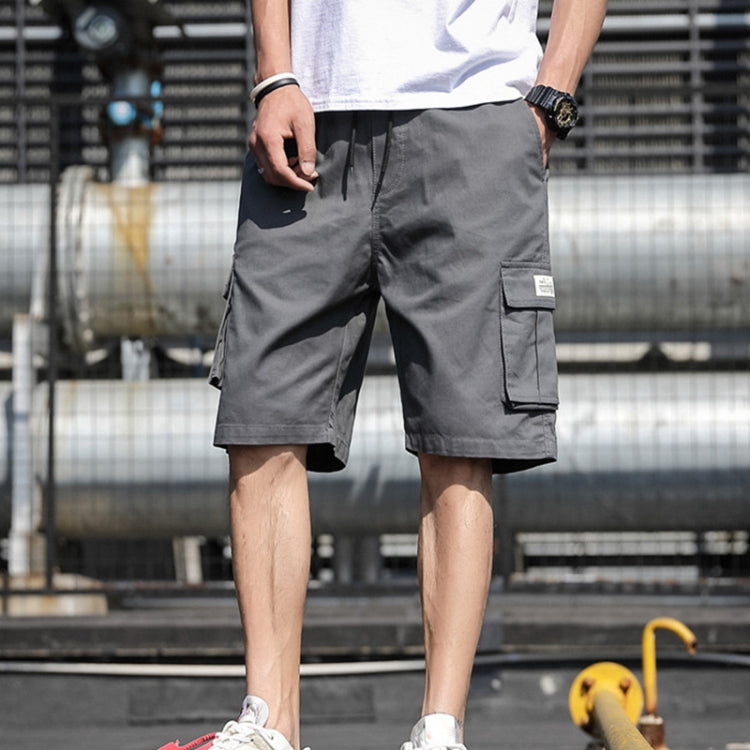 Summer Loose Cotton Cargo Shorts Five-point Men Pants, Size: