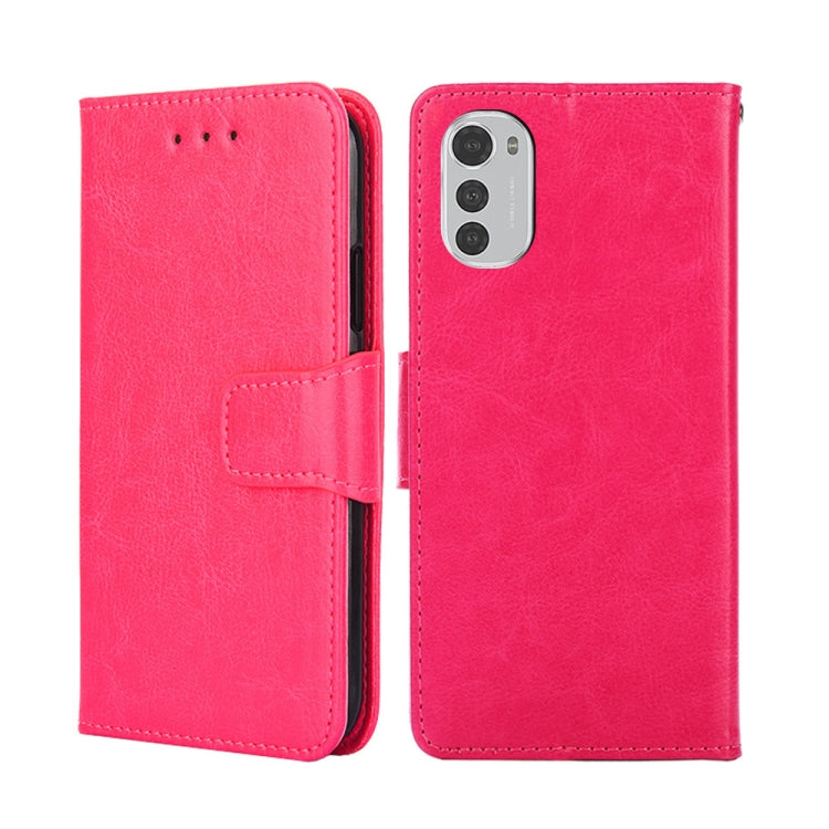 For Motorola Moto E32 4G Crystal Texture Leather Phone Case