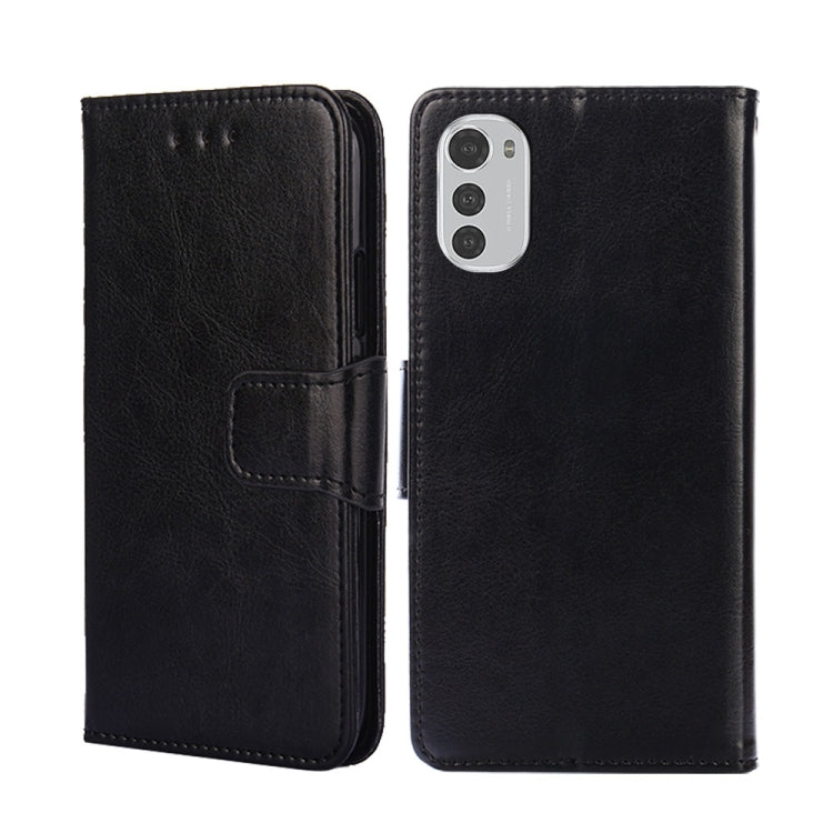 For Motorola Moto E32 4G Crystal Texture Leather Phone Case