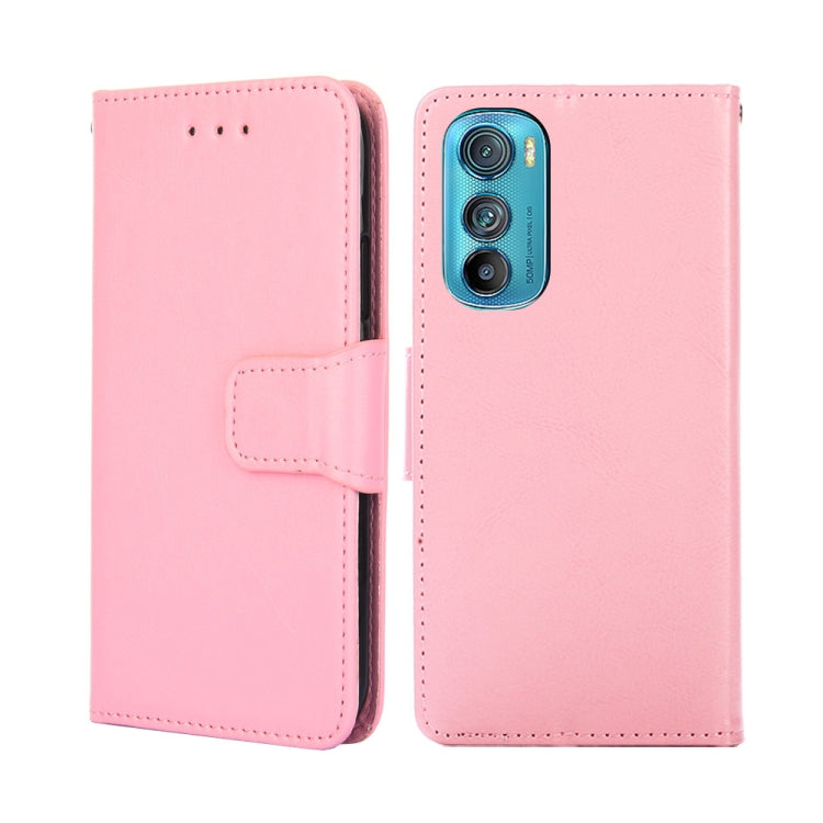 For Motorola Edge 30 Crystal Texture Leather Phone Case