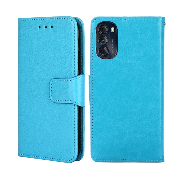 For Motorola Moto G 5G 2022 Crystal Texture Leather Phone Case