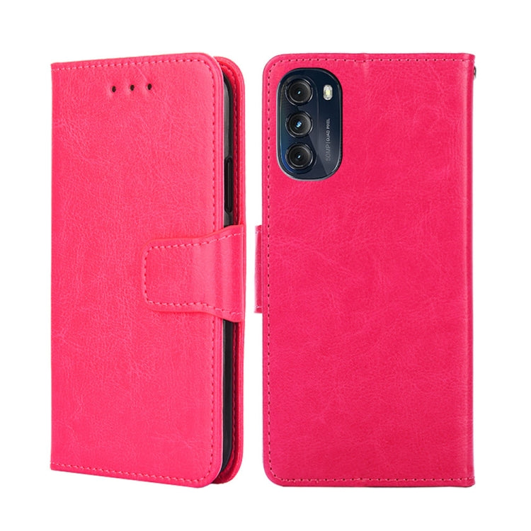 For Motorola Moto G 5G 2022 Crystal Texture Leather Phone Case