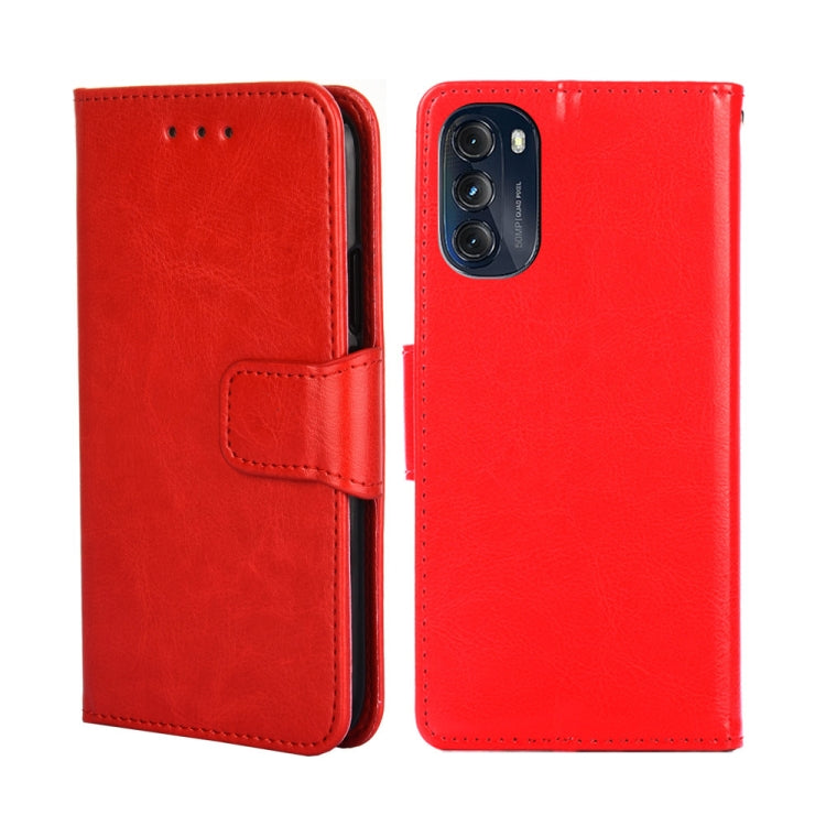 For Motorola Moto G 5G 2022 Crystal Texture Leather Phone Case