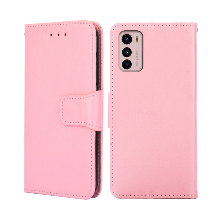For Motorola Moto G42 4G Crystal Texture Leather Phone Case