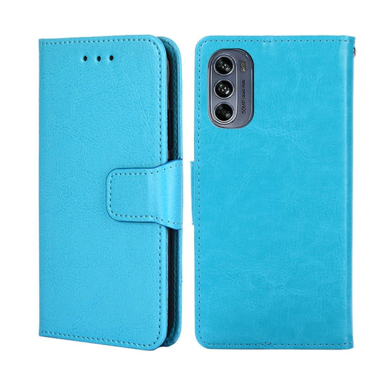 For Motorola Moto G62 5G Crystal Texture Leather Phone Case