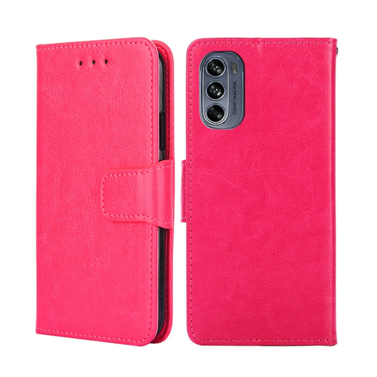 For Motorola Moto G62 5G Crystal Texture Leather Phone Case