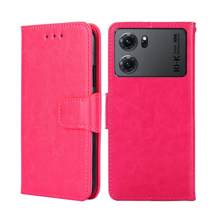 For OPPO K10 5G Crystal Texture Leather Phone Case
