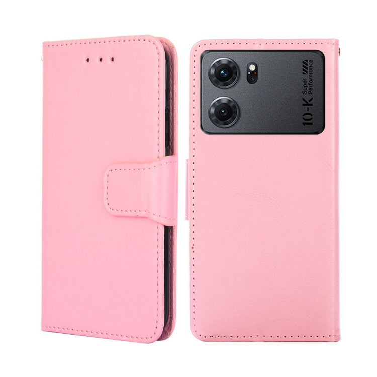 For OPPO K10 5G Crystal Texture Leather Phone Case