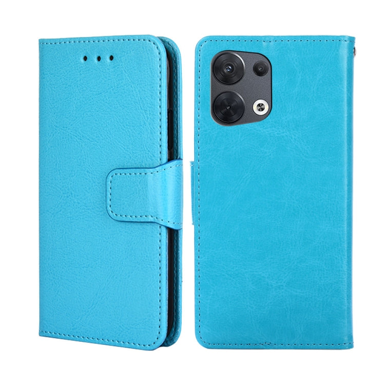 For OPPO Reno8 5G Crystal Texture Leather Phone Case