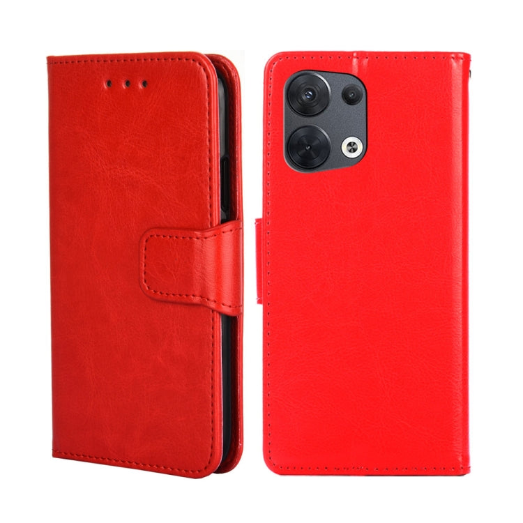 For OPPO Reno8 5G Crystal Texture Leather Phone Case