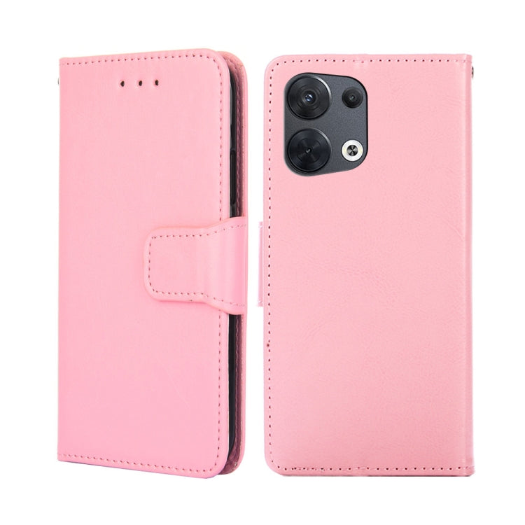 For OPPO Reno8 5G Crystal Texture Leather Phone Case