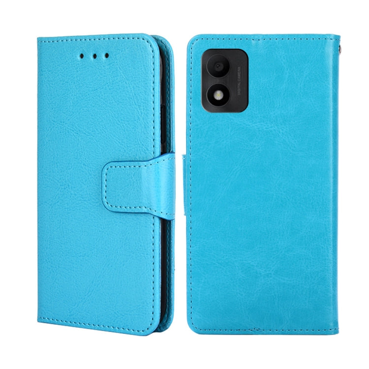 For TCL 303 Crystal Texture Leather Phone Case